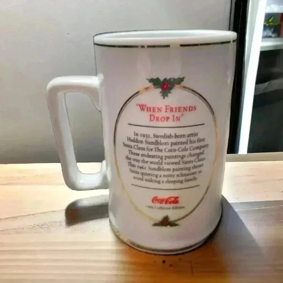 Coca-Cola 1996 Santa Seasons mug. Excellent condition. Collectible Christmas - Picture 2 of 3